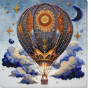 Bead Embroidery Kit - Air adventures AB-923