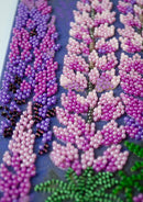 Moonlight Lupines Bead Embroidery Kit by Abris Art AB-952