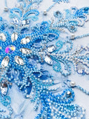 Frost Patterns Crystal Snowflake Bead Embroidery Kit by Abris Art AB-963
