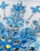 Frost Patterns Crystal Snowflake Bead Embroidery Kit by Abris Art AB-963