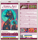 Stellar Gaze Celestial Cat Bead Embroidery Kit by Abris Art AB-967