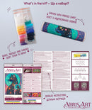 Stellar Gaze Celestial Cat Bead Embroidery Kit by Abris Art AB-967
