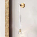 Conical Abner Crystal Wall Lamp