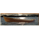 Syracuse Lake Canoe Sunset | Wall Art Print on Real Wood
