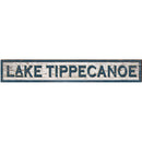 Lake Tippecanoe White Shabby | Wall Art Print on Real Wood