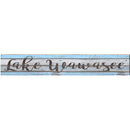 Lake Wawasee Blue Boards | Wall Art Print on Real Wood