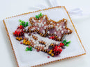 Holiday Baking Gingerbread Man Christmas Ornament Bead Embroidery Kit by Abris Art ABT-033