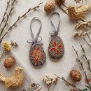 Easter Star Folk Star Easter Egg Bead Embroidery Kit by Abris Art ABT-056
