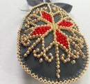 Easter Star Folk Star Easter Egg Bead Embroidery Kit by Abris Art ABT-056