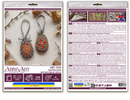 Easter Star Folk Star Easter Egg Bead Embroidery Kit by Abris Art ABT-056