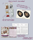 Easter Star Folk Star Easter Egg Bead Embroidery Kit by Abris Art ABT-056