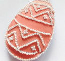 Easter Tenderness Pussy Willow Easter Egg Bead Embroidery Kit by Abris Art ABT-057