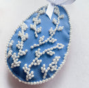 Easter Tenderness Pussy Willow Easter Egg Bead Embroidery Kit by Abris Art ABT-057