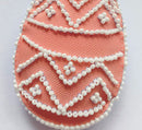 Easter Tenderness Pussy Willow Easter Egg Bead Embroidery Kit by Abris Art ABT-057