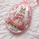 Easter Bunny Easter Egg Bead Embroidery Kit by Abris Art ABT-060