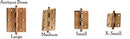 Solid Hinge, Heavy Duty