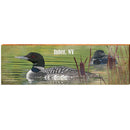 Inlet, NY Loon on Lake | Wall Art Print on Real Wood