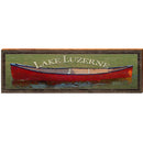 Lake Luzerne, New York Canoe Wooden Sign | Wall Art Print on Real Wood