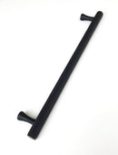 Knurled Matte Black Solid "Texture" Drawer Pulls and Knobs