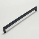 Metal and Black Wood "Crossing" Cabinet Knob and Drawer Handles