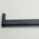 Black Wood and Metal "Crossing" Cabinet Knob and Drawer Handles
