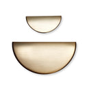 Brushed Bronze "Horizon" Semi-circle Drawer Pulls