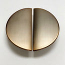 Brushed Bronze "Horizon" Semi-circle Drawer Pulls