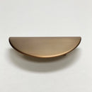 Brushed Bronze "Horizon" Semi-circle Drawer Pulls