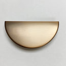 Brushed Bronze "Horizon" Semi-circle Drawer Pulls