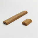 Lacquered Oak "Glove" Wood Drawer Handles