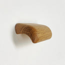 Lacquered Oak "Glove" Wood Drawer Handles