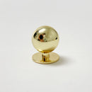 Polished Brass "Chandler" Ball Round Cabinet Knob