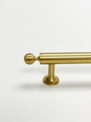 Satin Brass "Sweet" Beehive Cabinet Knob and Drawer Pulls