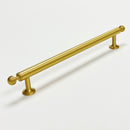 Satin Brass "Sweet" Beehive Cabinet Knob and Drawer Pulls