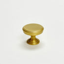 Satin Brass "Marion" Cabinet Knob and Drawer Pulls