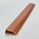 Tab Brushed Copper "Edge" Finger Drawer Pulls