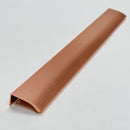 Tab Brushed Copper "Edge" Finger Drawer Pulls