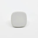 Glossy White "Tabula" Cabinet Knob and Drawer Pull