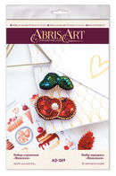 Bead Embroidery Decoration Cherries AD-059