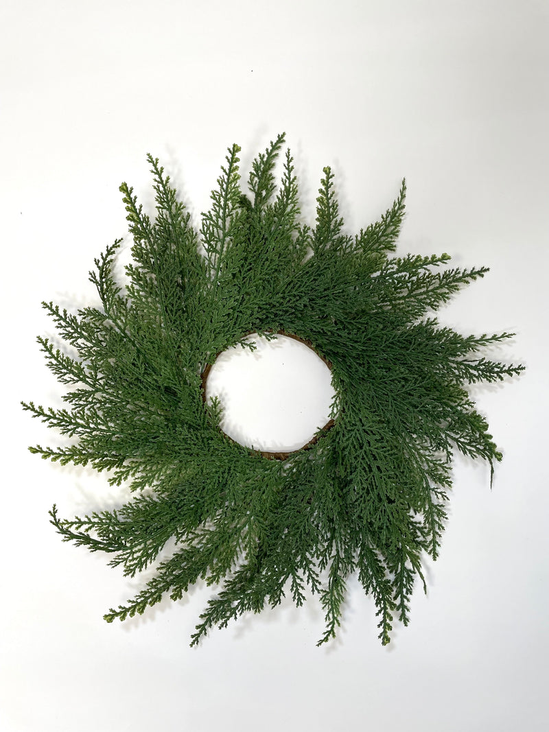 Small Mini Cedar Christmas Wreath