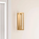 Adelman Gold 1-Light Decorative Dimmable Wall Sconce