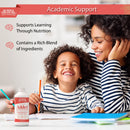 Added Attention – Liquid Supplement for Kids with DHA, B Vitamins & Phospholipids | Brain-Friendly Nutrients in a Natural Raspberry Flavor | 16 oz