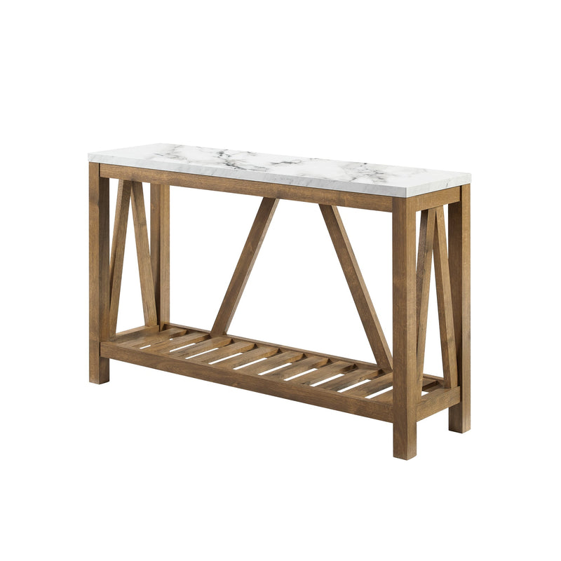A-Frame Rustic Entry Table