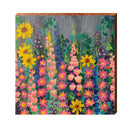 Flowers Full of Life | Wall Art Print on Real Wood