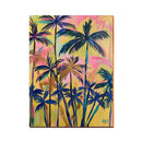 Colorful Palm Trees | Wall Art Print on Real Wood