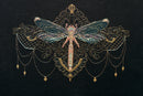 Counted Cross stitch kit - Golden dragonfly AH-069