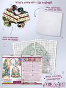 Once Upon a Time Storybook Castle Counted Cross-Stitch Kit by Abris Art AH-202