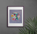 Bird of Paradise Hummingbird Counted Cross-Stitch Kit by Abris Art AH-203