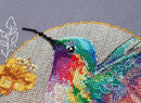 Bird of Paradise Hummingbird Counted Cross-Stitch Kit by Abris Art AH-203
