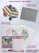 Cross-stitch kit Bird of paradise AH-203